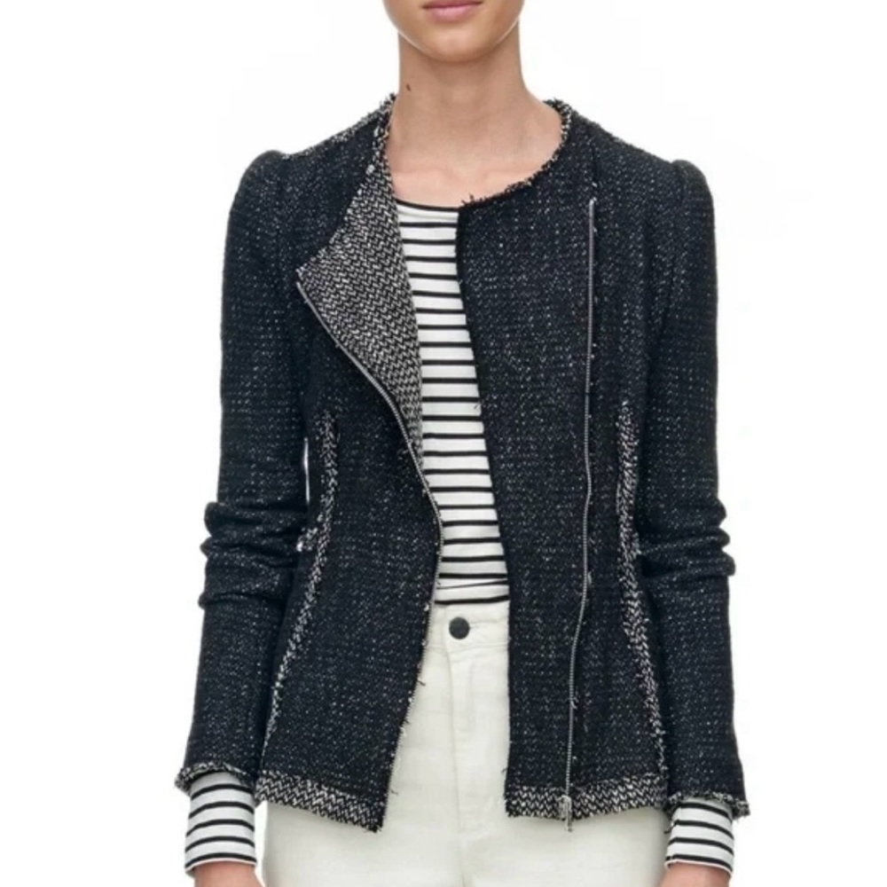 Rebecca Taylor Structured Tweed Blazer 8